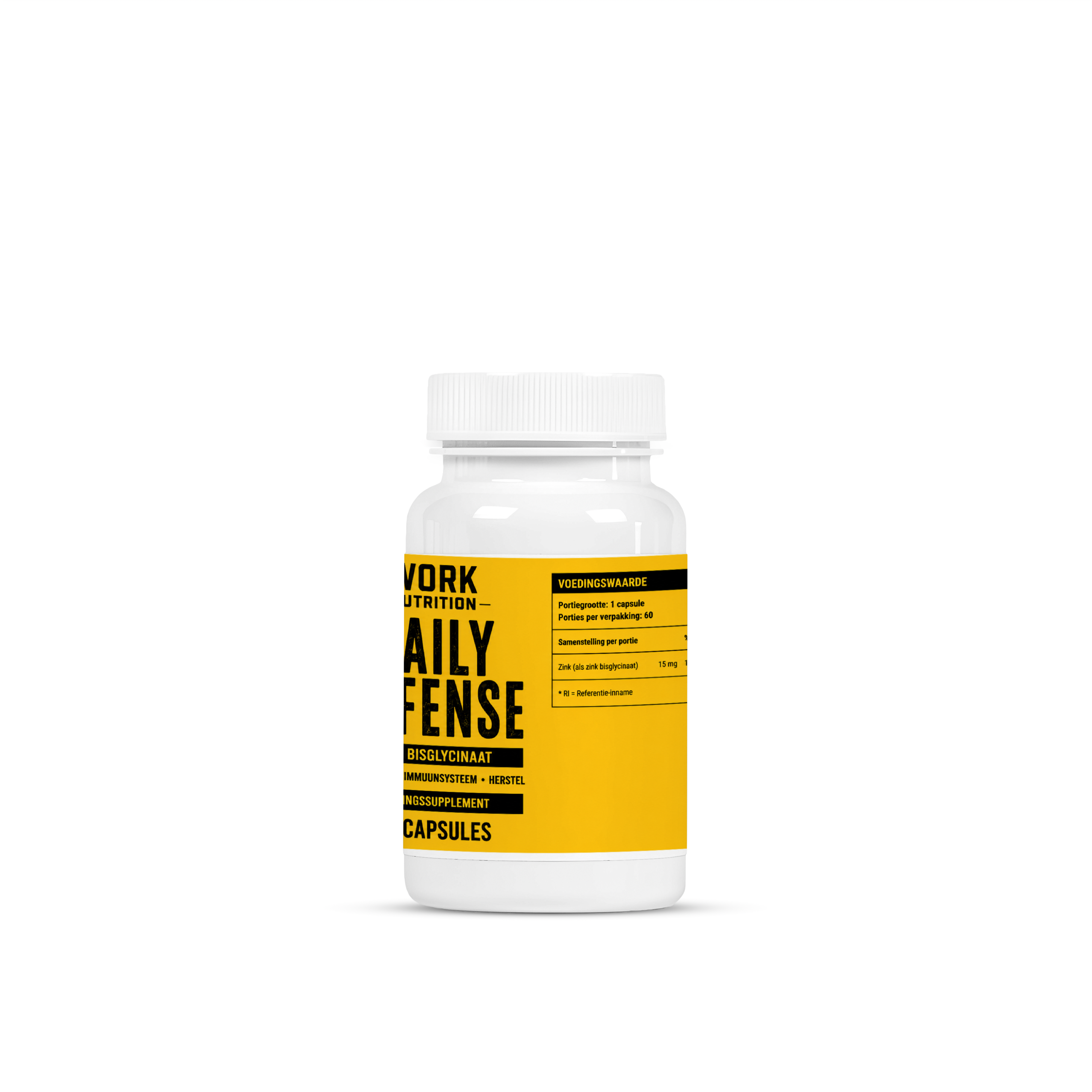 DAILY DEFENSE Zinc Bisglycinate – 60 Capsules