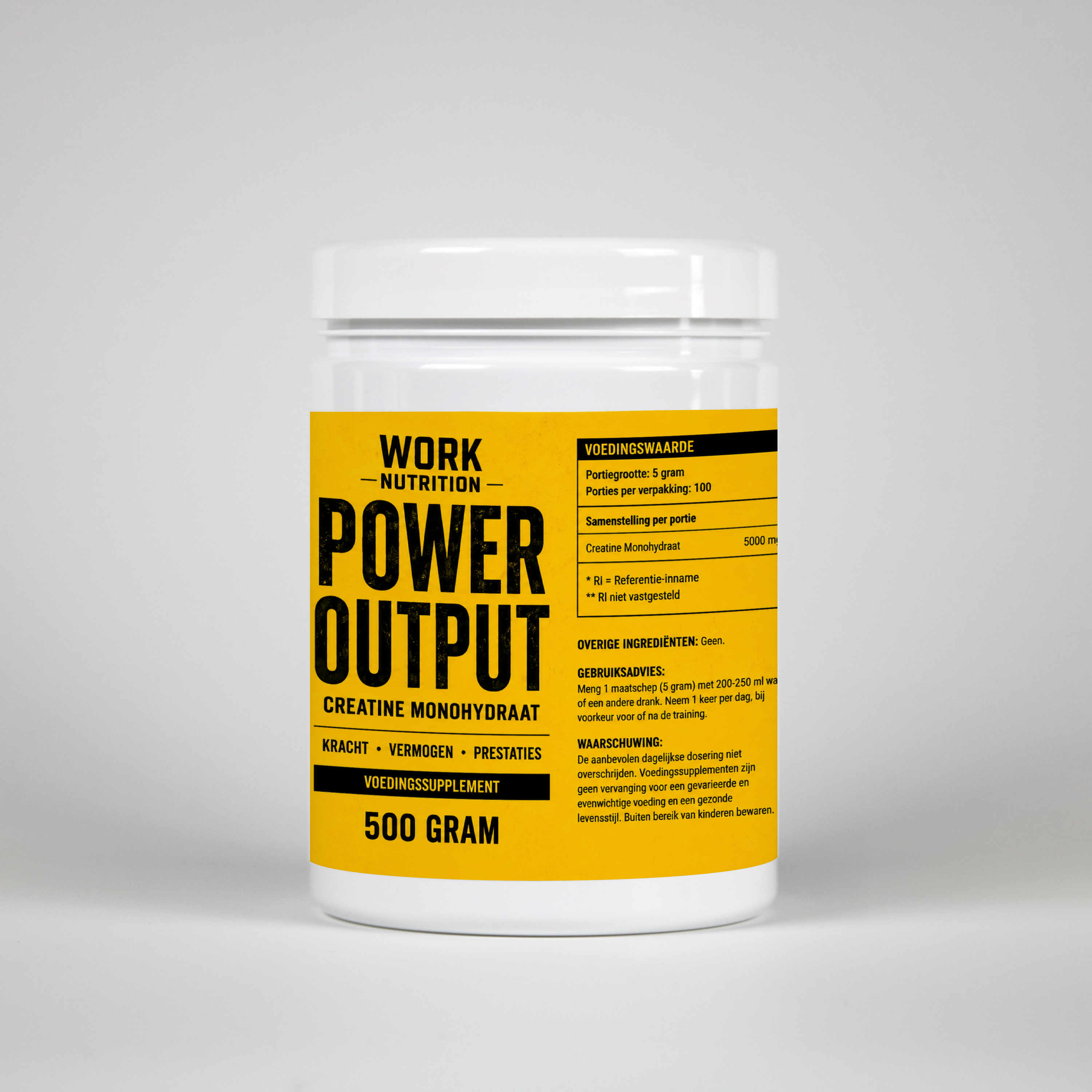 POWER OUTPUT Creatine Monohydrate – 500g